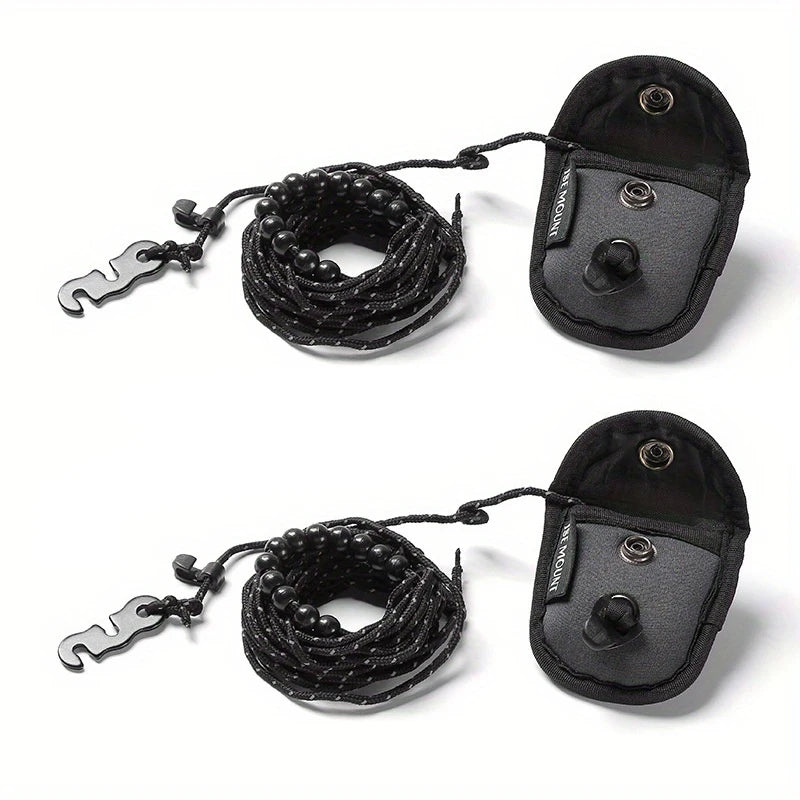 3M Outdoor Camping Stretch Clothesline with 12 Beads Clips Retractable Laundry Dryer Clothes Rope Hanging Laundry Drying Ropes