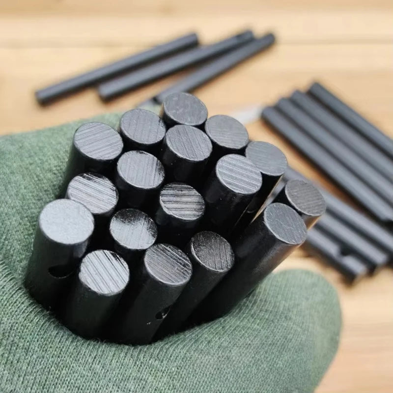 Outdoor Survival Magnesium Stick Perforated Camping Flint Outdoor Survival Tool 2PCS 8 * 80mm Fire Stick Emergency Fire Starter