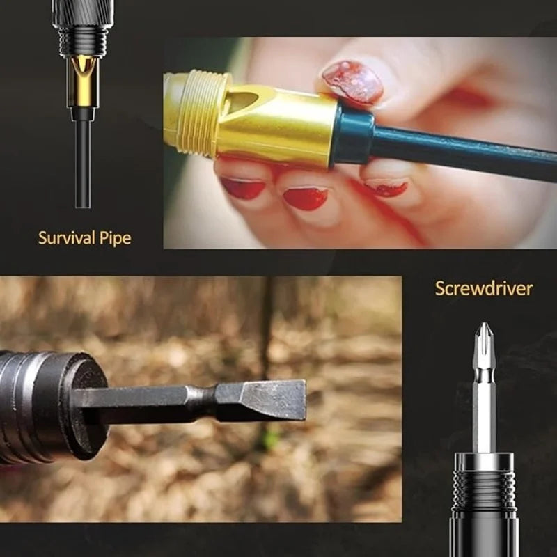Multi-Purpose Trekking Pole - Aluminum Alloy - Ideal for hiking and snowy conditions, outdoor gear | Insulated grip design