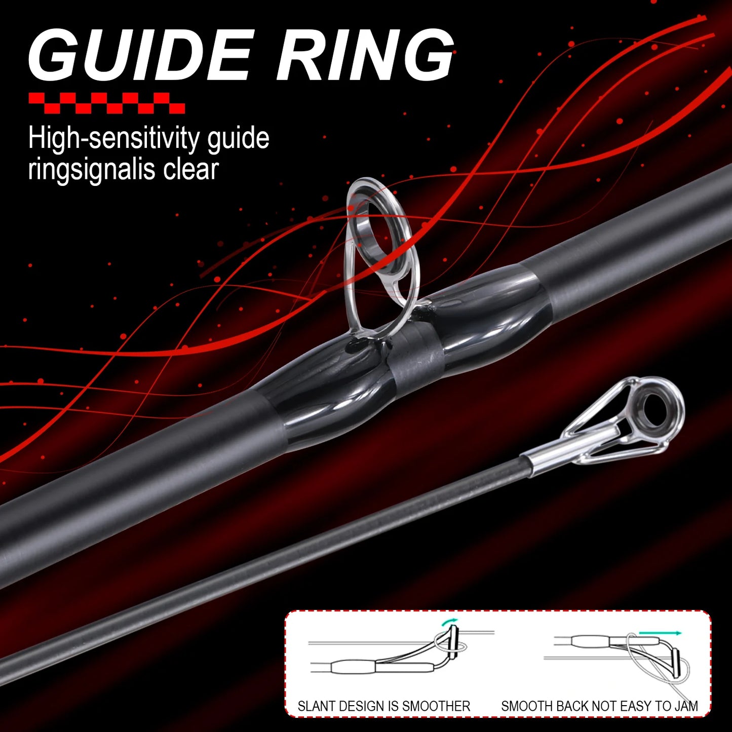 Sougayilang Fishing Rod and Reel Combo Set 1.8~2.1m Carbon Fiber Casting Rod and 7.2:1 Gear Ratio Reel Max Drag 10kg with a Gift