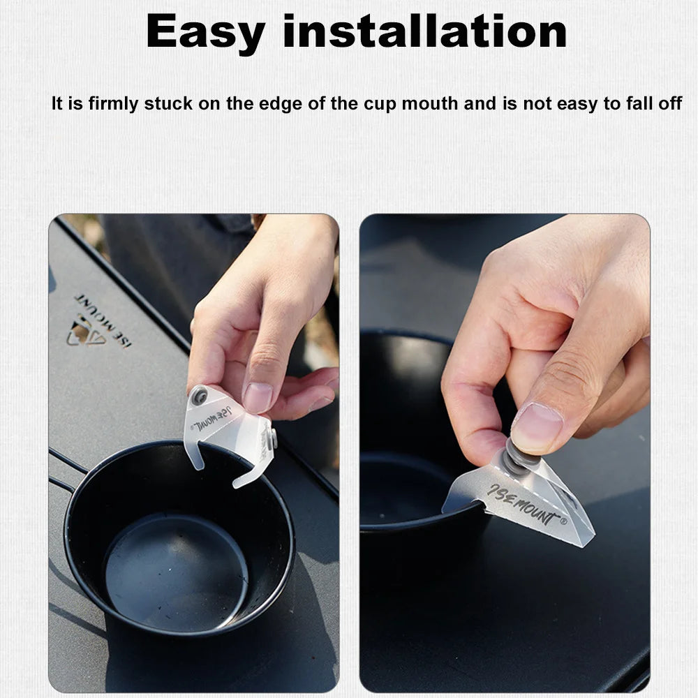 Outdoor Camping Bowl Spout Hand Drip Coffee Guide Nozzle Extended Mouth Drain Spout Diversion Nozzle Portable Camping Tool