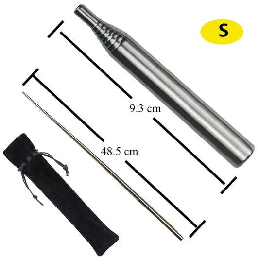 Outdoor Camping Blow Fire Tube Blowpipe Collapsible Tiny Beach Garden Tool Picnic Camping Equipment Blowing Fire Stick