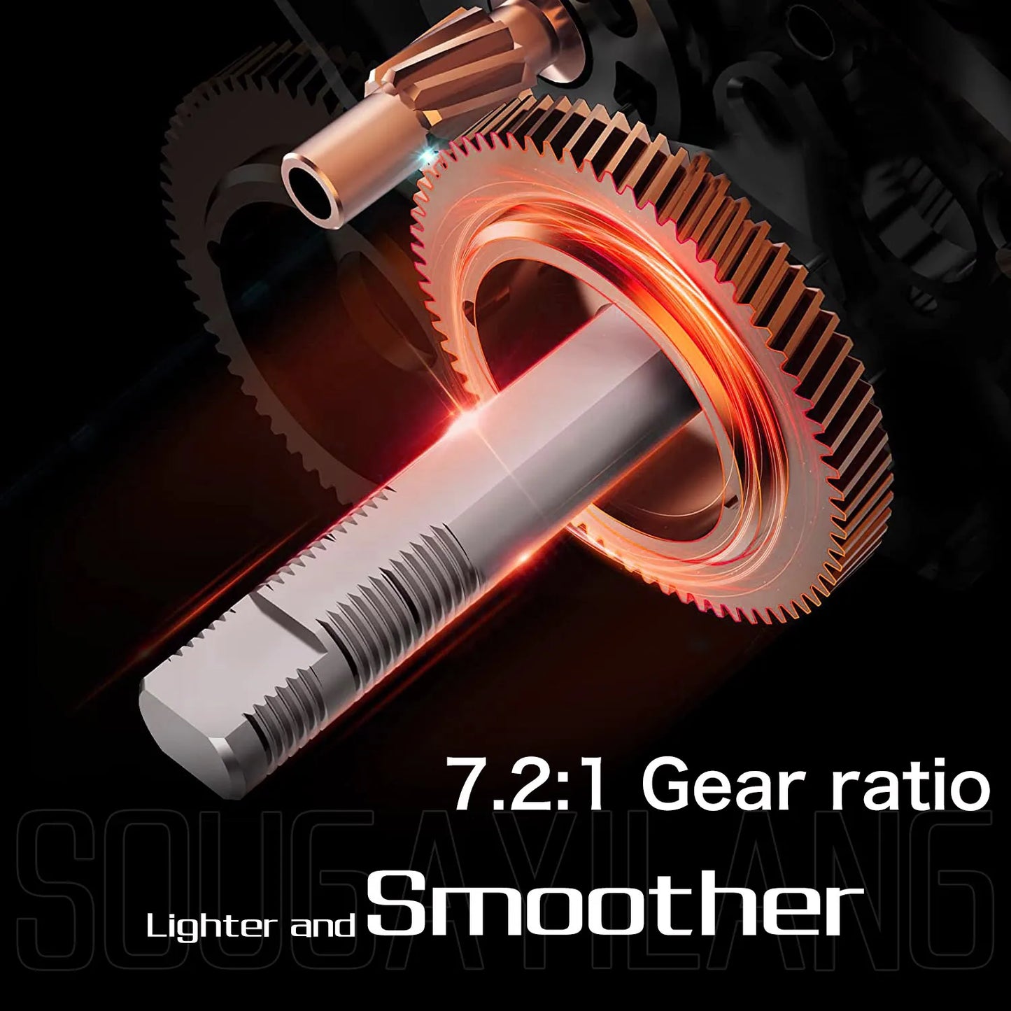 Sougayilang Fishing Rod and Reel Combo Set 1.8~2.1m Carbon Fiber Casting Rod and 7.2:1 Gear Ratio Reel Max Drag 10kg with a Gift