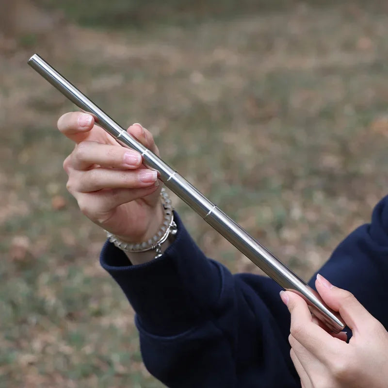 Outdoor Camping Blow Fire Tube Blowpipe Collapsible Tiny Beach Garden Tool Picnic Camping Equipment Blowing Fire Stick
