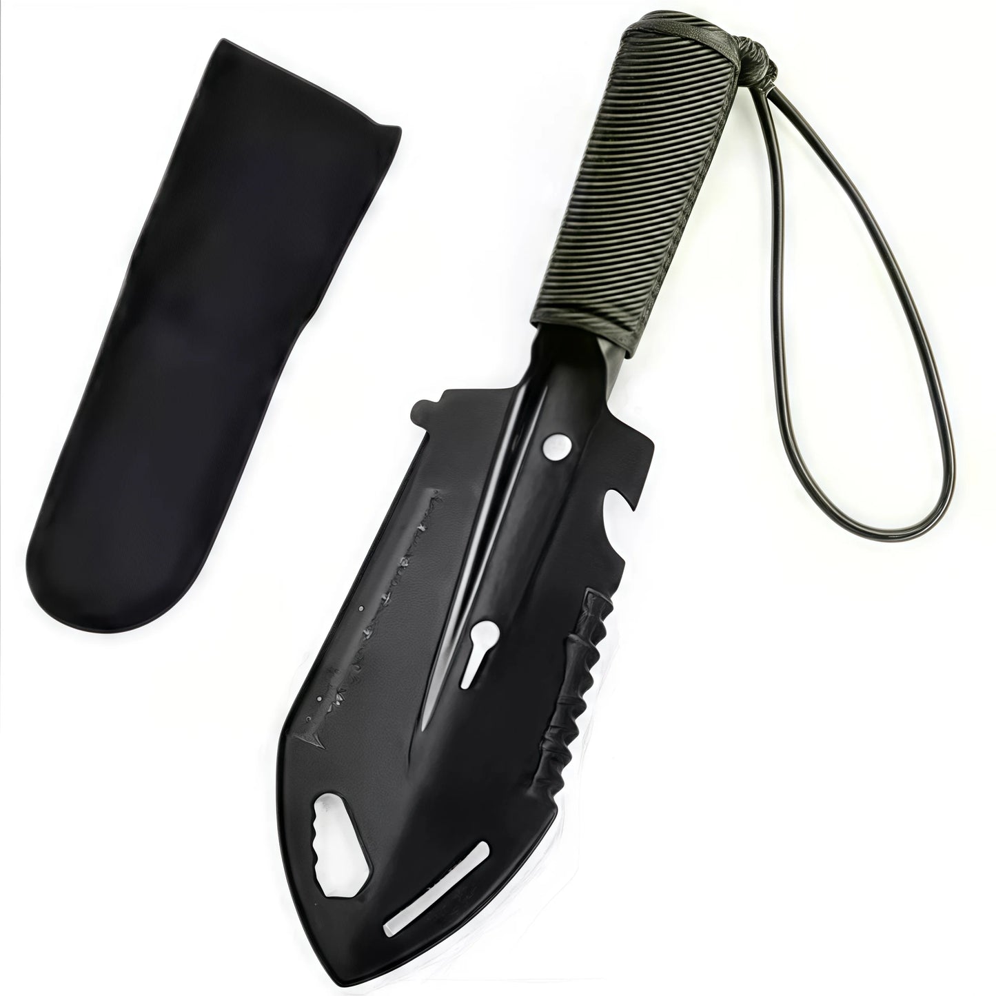 Portable Engineer Shovel - Ultralight Camping Trowel for Survival, Backpacking & Outdoor Digging Tool with Multifunction