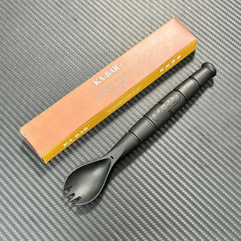 Mini Cutlery Set, Outdoor Multifunctional Tools, Fork Spoon Knife Combination, Camping and Hiking Essential Equipment