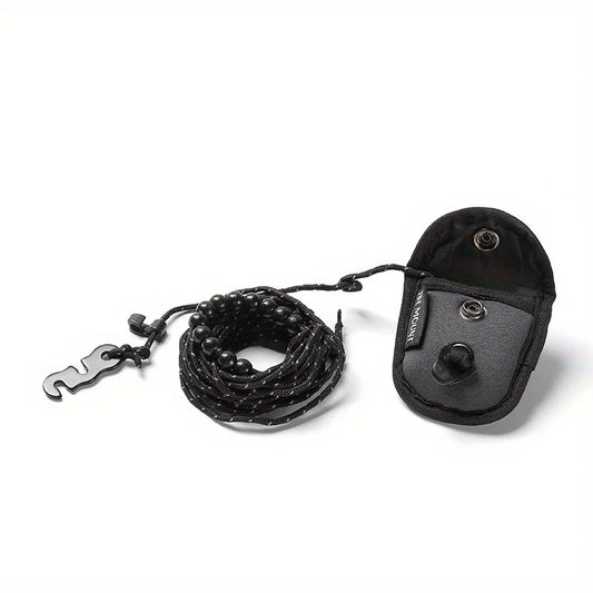 3M Outdoor Camping Stretch Clothesline with 12 Beads Clips Retractable Laundry Dryer Clothes Rope Hanging Laundry Drying Ropes