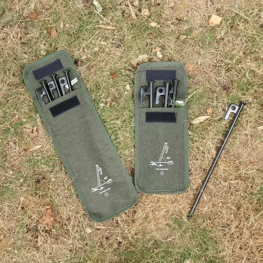 Outdoor Ground Nail Oxford Cloth Storage Bag Camping Kit Multifunctional  Travelling Camping Equipment Accessories Storage Bag ﻿