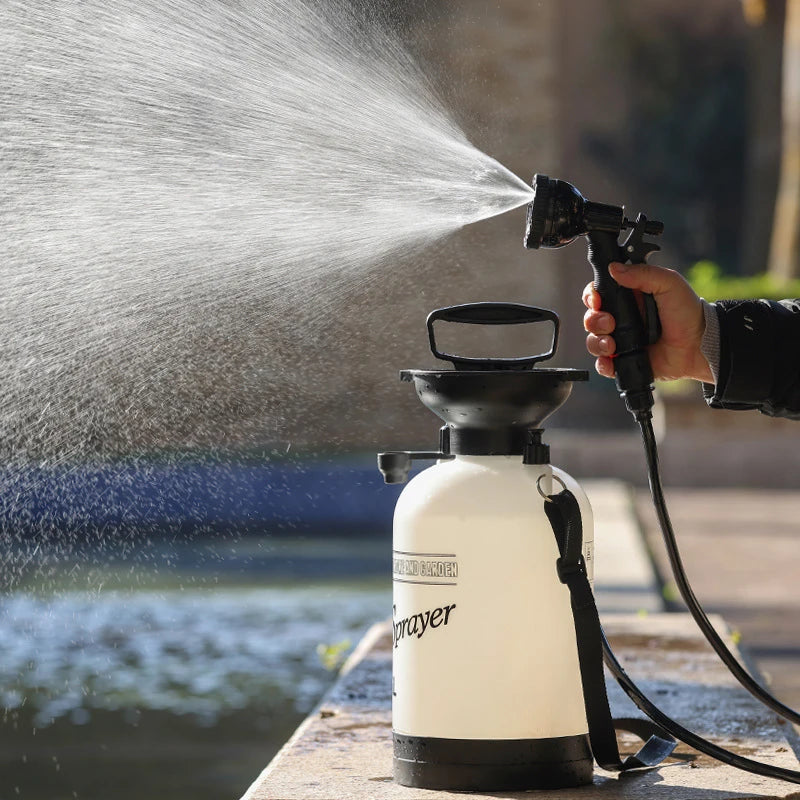 1PCS Outdoor Manual Camping Shower,3/5/8L Multi-functional Shower Pump for Pet Bath Car Wash,Portable Shower Tool with 3m Hose