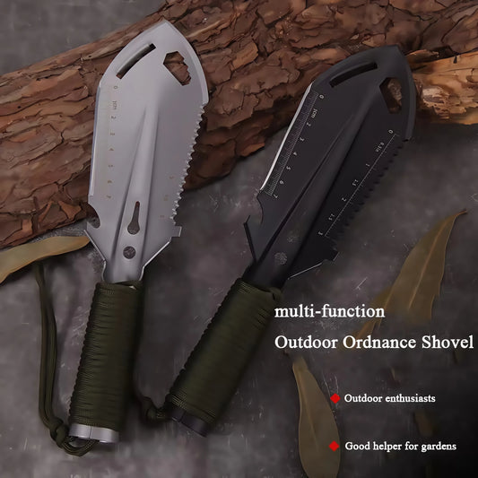 Portable Engineer Shovel - Ultralight Camping Trowel for Survival, Backpacking & Outdoor Digging Tool with Multifunction