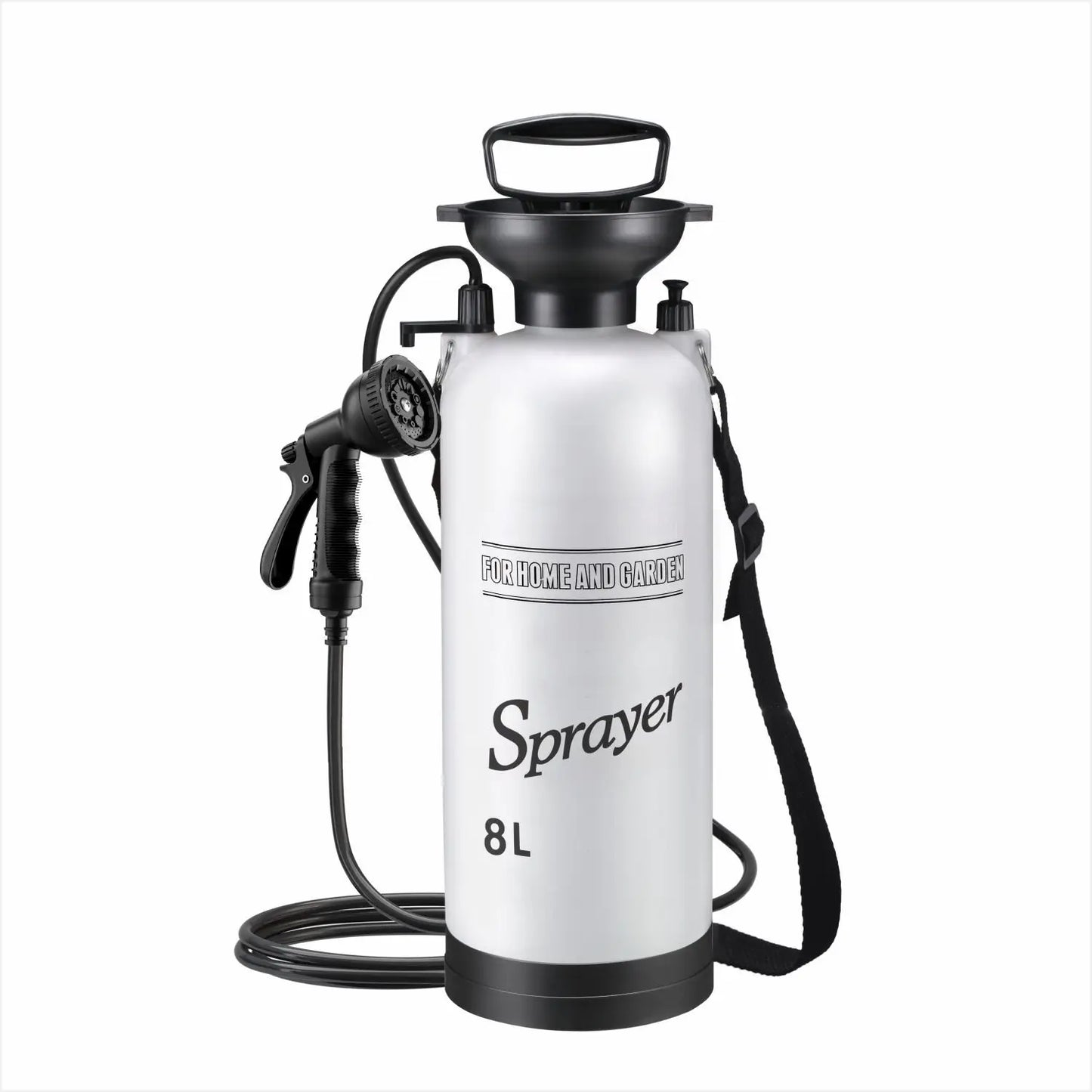 1PCS Outdoor Manual Camping Shower,3/5/8L Multi-functional Shower Pump for Pet Bath Car Wash,Portable Shower Tool with 3m Hose