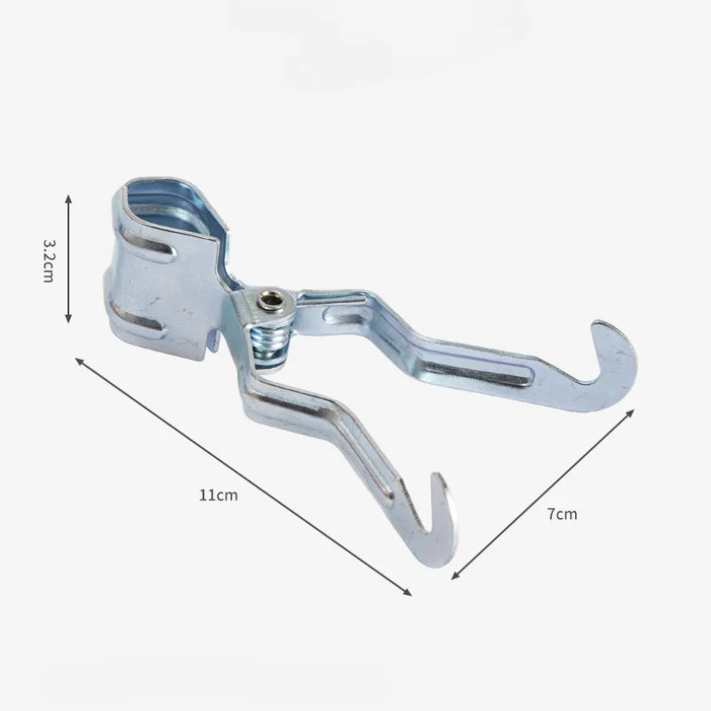 1/2pcs Outdoor Metal Iron Clip Camping Tent Light Stand Hanging Hook Multi-function Hiking in The Wilderness Lamp Hanger Clamp